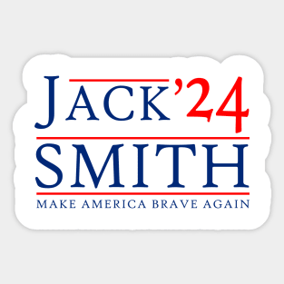 Jack Smith 2024 Sticker